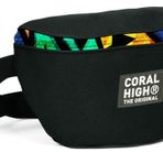 Coral High Siyah Grafiti Baskılı Erkek Çocuk Bel Çantası