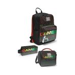 Coral High Siyah Gri Gamer Desenli 3 Lü Okul Çanta Seti Set0123640