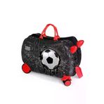 Coral High Siyah Kids Futbol Desenli Otur-Çek Çocuk Valizi 16369