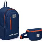 Coral High Sport Lacivert İlkokul Ortaokul Lise Okul Çantası Seti