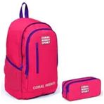 Coral High Sport Neon Mercan Kalemlik Seti Ortaokul ve Lise Okul Çantası