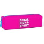 Coral High Sport Tek Bölmeli Pembe Kalem Çantası