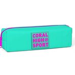 Coral High Sport Tek Bölmeli Yeşil Kalem Kutusu