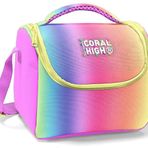 Coral High Thermo Beslenme Çantası - Kız Çocuk, Lacivert Mavi Çizgi Desenli