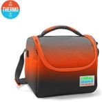 Coral High Turuncu Gri Renk Geçişli Thermo Beslenme Çantası