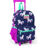 Coral High Unicorn Baskılı Anaokul Çekçek Çantası Kız Çocuk İçin 22x33x10 cm İki Bölmeli