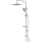 Coral Soft Tepe Başlıklı Duş Sistemi Seti - Antrasit - Krom Rengi