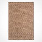 Corali Kahverengi Geometrik Modern Geometrik Etnik Desenli Boho Makinada Yıkanabilir Hav Toz Vermez Leke Tutmaz Kaymaz Taban Dijital Makine Baskı Halı Oturma Odası Salon Yolluk Koridor Mutfak Halısı