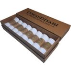 ÇorapDiyarı Premium 8'li Dikişsiz Erkek Bambu Spor Bilek Patik Çorap - Beyaz - 40 - 45