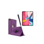 Corcishop Apple Ipad Pro 11 2020 Uyumlu (A2228,A2068,A2230) Dönen Tablet Kılıfı Ekran Koruyucu Kalem Seti