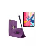 Corcishop Apple Ipad Pro 11 2021 Uyumlu (A2228,A2068,A2230) Dönen Tablet Kılıfı Ekran Koruyucu Kalem Seti