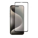Corcishop Apple İphone 15 Pro Max Tam Kaplayan Temperli Ekran Koruyucu Cam