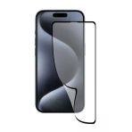 Corcishop Apple İphone 15 Pro Tam Kaplayan Fiber Nano Ekran Koruyucu Cam