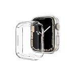 Corcishop Apple Watch Series 7 Uyumlu 45Mm Kılıf 360 Full Round Soft Silicone Şeffaf