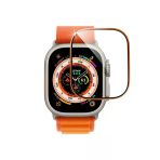 Corcishop Apple Watch Ultra Ekran Koruyucu Kırılmaz Cam Turuncu