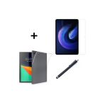 Corcishop Galaxy Tab A9 Plus Sm-X210 Uyumlu Şeffaf Silikon Tablet Kılıfı Ekran Koruyucu Ve Kalem Seti