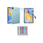 Corcishop Huawei Honor Pad 8 12 Inç Uyumlu Tablet Antishock Silikon Kılıf Ekran Koruyucu Kalem