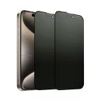 Corcishop İphone 15 Plus Uyumlu Mat Hayalet Ekran Koruyucu Cam Tam Kaplar Seramik Esnek Ekran Camı Privacy
