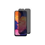 Corcishop Samsung Galaxy A10 Privacy 5D Gizlilik Filtreli Cam Ekran Koruyucu Siyah