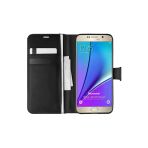 Corcishop Samsung Galaxy Note 5 Ile Uyumlu Kılıf Standlı Kapaklı Korumalı