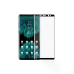 Corcishop Samsung Galaxy Note 9 Tam Kaplayan Temperli Cam Ekran Koruyucu Kırılmaz Film Siyah