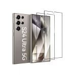 Corcishop Samsung Galaxy S24 Ultra 6.8' Ekran Koruyucu Cam Full Kaplama Düz Tempered Glass Screen Zırh