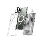 Corcishop Samsung Galaxy S24 Ultra Magsafe Kılıf + Nano Ekran Koruyucu + Kamera Koruyucu Seti