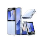 Corcishop Samsung Galaxy Z Flip 6 Kılıf Köşe Korumalı Darbeye Dayanıklı Şeffaf Silikon Antişok Arka Kapak