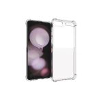 Corcishop Samsung Galaxy Z Flip 7 Fe 5G Kılıf Köşe Korumalı Darbeye Dayanıklı Şeffaf Silikon Antişok Kapak