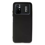 Corcishop Xiaomi Poco M4 Pro 4G Kılıf Siyah Renk First Yumuşak Esnek Silikon Kapak
