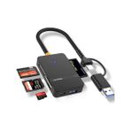 CORCOZ ACCESSORIES 8'i 1 Arada Çok Fonksiyonlu Sd/Tf/Cf/Ms Yüksek Hızlı Kart Okuyucu USB 3.0 - CZ52