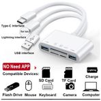 Corcoz Kart Okuyucu Çevirici Hub Pro Type-C Lightning Usb-A To 2x Usb3.0 Sd Tf Pd Adaptör