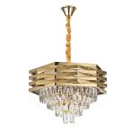 Corde 50'Lik Gold Kaplamalı Kristal Avize