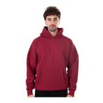 Coredra Basic Oversize Hoodie Beden Kapüşonlu Sweatshirt, M, basic-oversize-hoodie, bordo, erkek