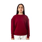 Coredra Basic Relaxed Fit Sweatshirt, M, basic-relaxed-fit-sweatshirt, bordo, kadın