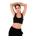 Coredra Bralet Spor Sütyeni, L, 8687678545047, siyah, Kadın