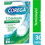 Corega Diş Beyazlatma Ürünü 30'lu Temizleyici Tablet Ultra Hızlı Temizlik Sağlar