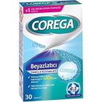 Corega Diş Protezi Beyazlatıcı Temizleyici 30 Tablet 4'ü 1 Arada Etkili Temizlik Özelliği