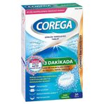 Corega Diş Protezi Temizleme Tabletleri Nane Ferahlığı 30'lu