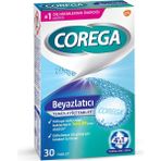 Corega Diş Protezi Temizleyici Beyazlatıcı 30 Tablet Kokuya Karşı Etkili Temizlik