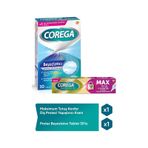 Corega Maksimum Tutuş + Konfor Diş Protezi Yapıştırıcı Krem 40 G + Protez Beyazlatıcı Tablet 30'lu