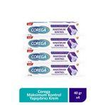 Corega Maximum Kontrol 4x40 gr Diş Protezi Yapıştırıcı Krem