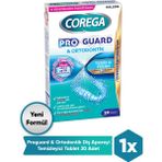 Corega Pro Guard & Ortodontik Günlük Diş Protezi Temizleyici 30 Tablet - Beyaz