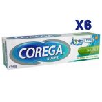 Corega Super Dis Protezi Yapistirici Krem Naneli 40 Gr 6 Adet