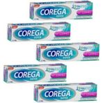 Corega Süper Tat İçermez Diş Protezi Yapıştırıcı Krem 40 gr Aromasız 5 Kutu
