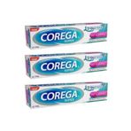 Corega Tat Içermez Diş Protez Yapıştırıcı Krem 40Gr 3 Adet