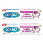 Corega Yastık Konforu 2x40 gr Diş Protezi Yapıştırıcı Krem