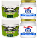 Çörek Otu Kremi 2 Adet 100 ml + 2 Adet Snow Kitten Menthol Balm 50 ml / Teskin Seti - 2ye2