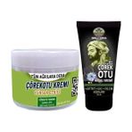 Çörek Otu Kremi Büyük Boy 150 ml Krem + Ibn-I Sina Çörek Otu Kremi 50 ml/Sırt Bel Iskelet Diz Dirsek Kas Agrilarina Masaj Seti