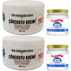 Çörek Otu Kremi White Box 2 Adet 200 ml + 2 Adet Snow Kitten 50 ml Menthol Balm / Teskin Seti - 2ye2